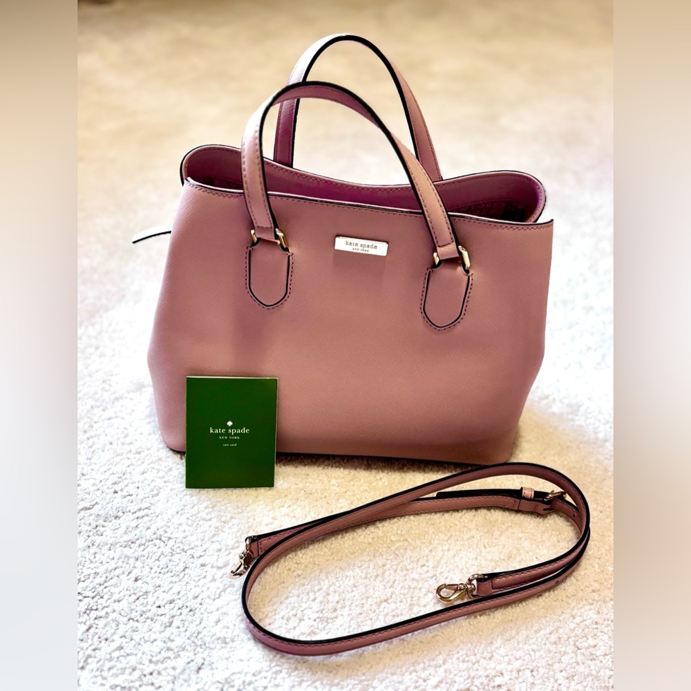 Kate Spade Pale Pink, 3 compartment bag purse.  Never used.